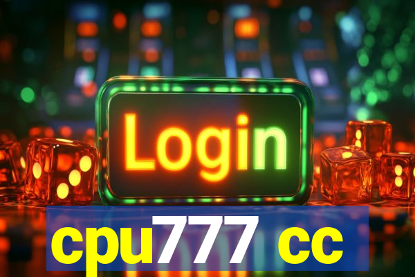 cpu777 cc